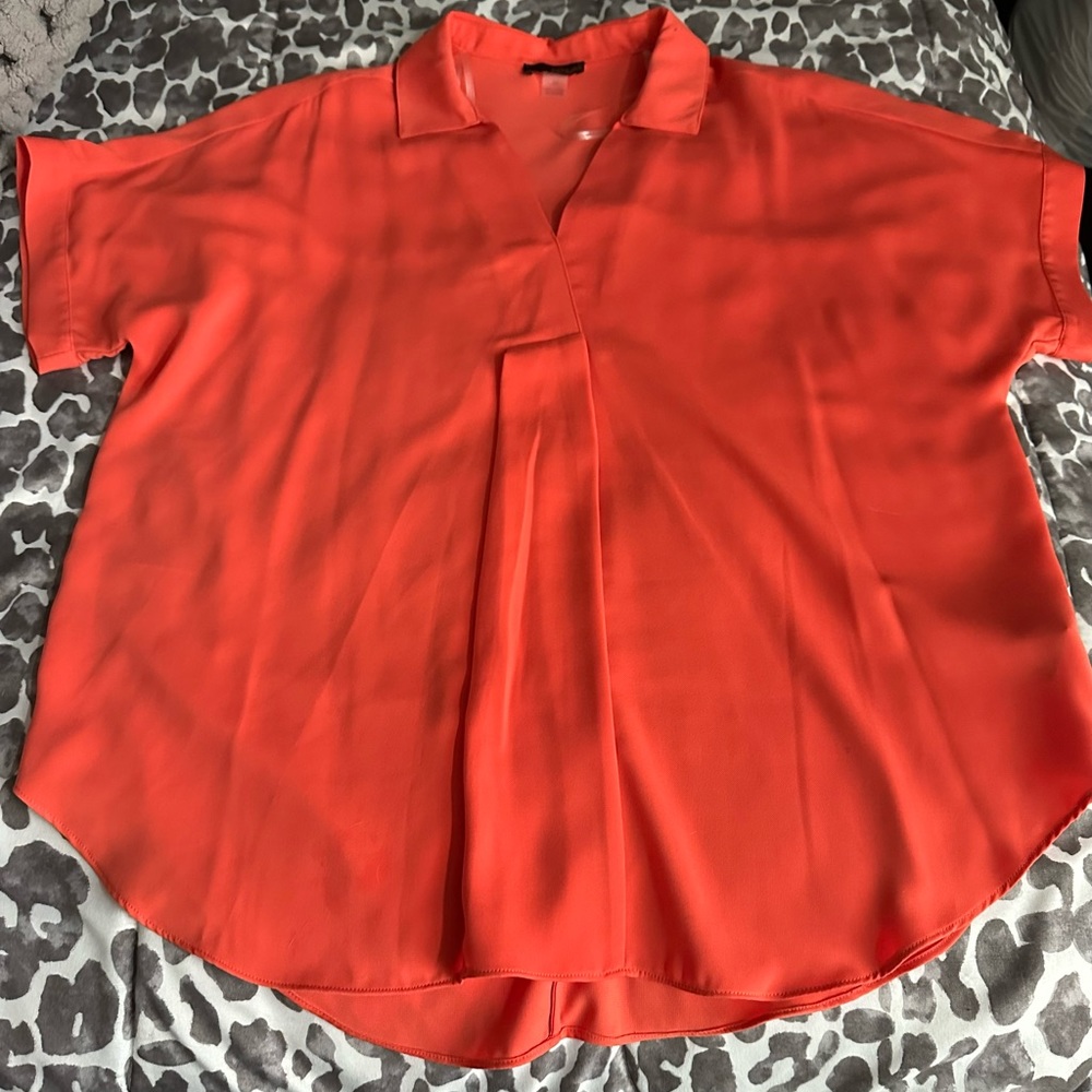 Renuar short sleeve blouse sz MD